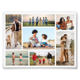 Creëer Your Ewn 7 Foto Collage Foto Uitbreiding Afdruk