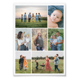 Creëer Your Ewn 7 Foto Collage Foto Uitbreiding Afdruk