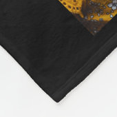 Creëer Your Ewn 7 Photo Collage Black Fleece Deken (Hoek)