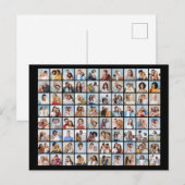 Creëer Your Ewn 80 Photo Collage Briefkaart (Voorkant / Achterkant)