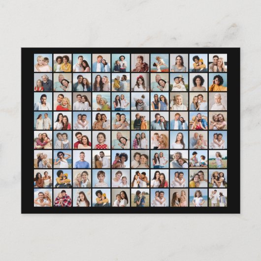 Creëer Your Ewn 80 Photo Collage Briefkaart (Voorkant)