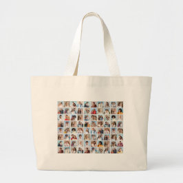 Creëer Your Ewn 80 Photo Collage Grote Tote Bag