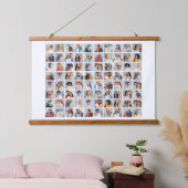 Creëer Your Ewn 80 Photo Collage Hangend Wandkleed (Slaapkamer)
