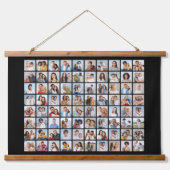Creëer Your Ewn 80 Photo Collage Hangend Wandkleed (Voorkant)