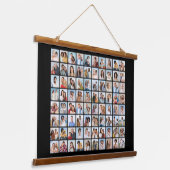 Creëer Your Ewn 80 Photo Collage Hangend Wandkleed (Gebogen)