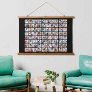 Creëer Your Ewn 80 Photo Collage Hangend Wandkleed