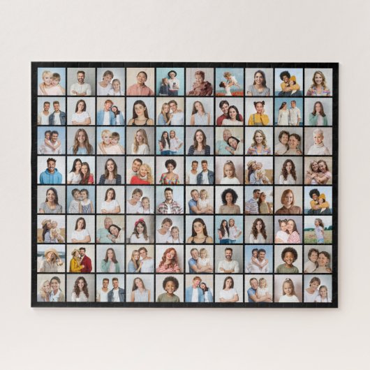 Creëer Your Ewn 80 Photo Collage Legpuzzel (Horizontaal)