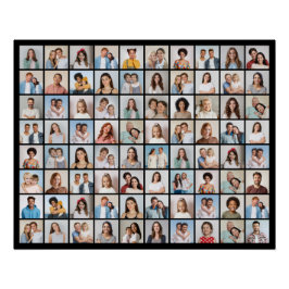 Creëer Your Ewn 80 Photo Collage Perfect Poster