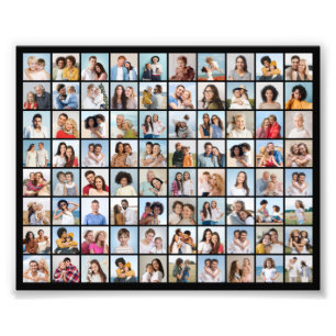 Creëer Your Ewn 80 Photo Collage Photo Enlargement Foto Afdruk