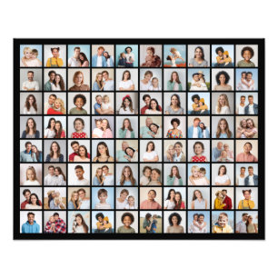 Creëer Your Ewn 80 Photo Collage Photo Enlargement Foto Afdruk