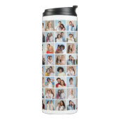 Creëer Your Ewn 80 Photo Collage Thermosbeker (Gedraaid links)