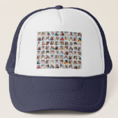 Creëer Your Ewn 80 Photo Collage Trucker Pet (Voorkant)