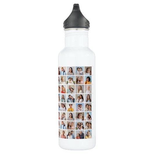 Creëer Your Ewn 80 Photo Collage Waterfles (Rechts)