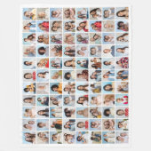 Creëer Your Ewn 88 Photo Collage Fleece Deken (Voorkant)
