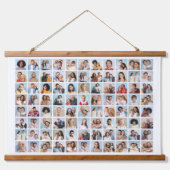 Creëer Your Ewn 88 Photo Collage Hangend Wandkleed (Voorkant)