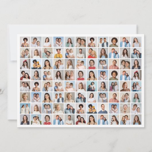 Creëer Your Ewn 88 Photo Collage Kaart (Voorkant)