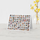 Creëer Your Ewn 88 Photo Collage Kaart (Gele Bloem)