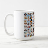 Creëer Your Ewn 88 Photo Collage Koffiemok (Links)