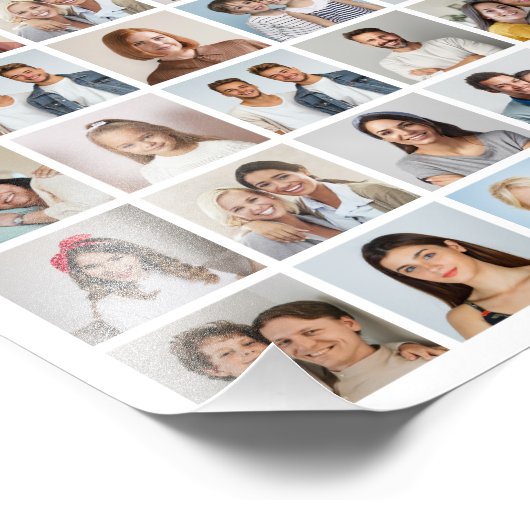 Creëer Your Ewn 88 Photo Collage Photo Enlargement Foto Afdruk (Hoek)