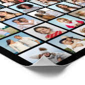 Creëer Your Ewn 88 Photo Collage Poster (Hoek)