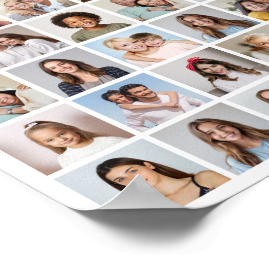 Creëer Your Ewn 88 Photo Collage Poster (Hoek)