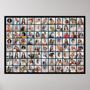 Creëer Your Ewn 88 Photo Collage Poster