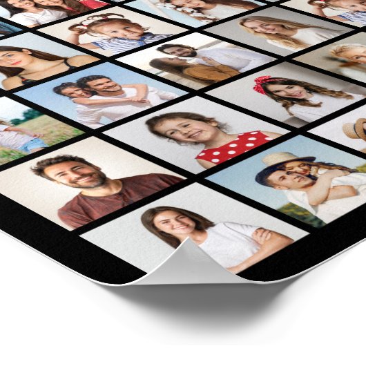 Creëer Your Ewn 88 Photo Collage Poster (Hoek)