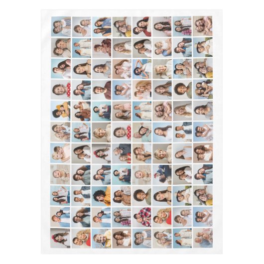Creëer Your Ewn 88 Photo Collage Tafelkleed (Voorkant)