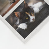 Creëer Your Ewn 8 Photo Collage op Gray Fleece Deken (Hoek)