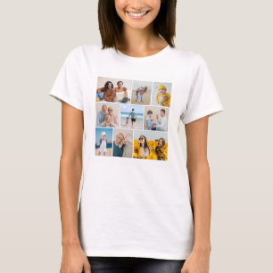 Creëer Your Ewn 9 Foto Collage Women's T-shirt