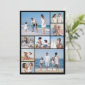 Creëer Your Ewn 9 Photo Collage Greep Kaart (Staand voorkant)