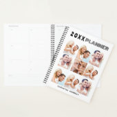 Creëer Your Ewn 9 Photo Collage Personalized 2023 Planner (Display)