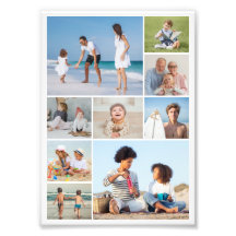 Creëer Your Ewn 9 Photo Collage Photo Enlargement