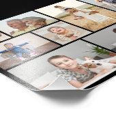 Creëer Your Ewn 9 Photo Collage Photo Enlargement Foto Afdruk (Hoek)