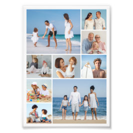 Creëer Your Ewn 9 Photo Collage Photo Enlargement Foto Afdruk