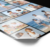 Creëer Your Ewn 9 Photo Collage Photo Enlargement Foto Afdruk (Hoek)