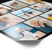Creëer Your Ewn 9 Photo Collage Photo Enlargement Foto Afdruk (Hoek)