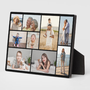 Creëer Your Ewn 9 Photo Collage Plaque Fotoplaat