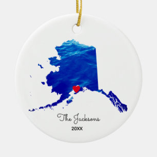 Creëer Your Ewn Alaskan Cruise Foto Keramisch Ornament