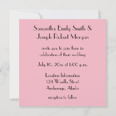 Creëer Your Ewn Color Alaska Wedding Kaart (Achterkant)