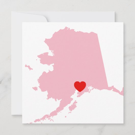 Creëer Your Ewn Color Alaska Wedding Kaart (Voorkant)