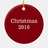 Creëer Your Ewn Cute en Elegant Photo Keramisch Ornament (Achterkant)