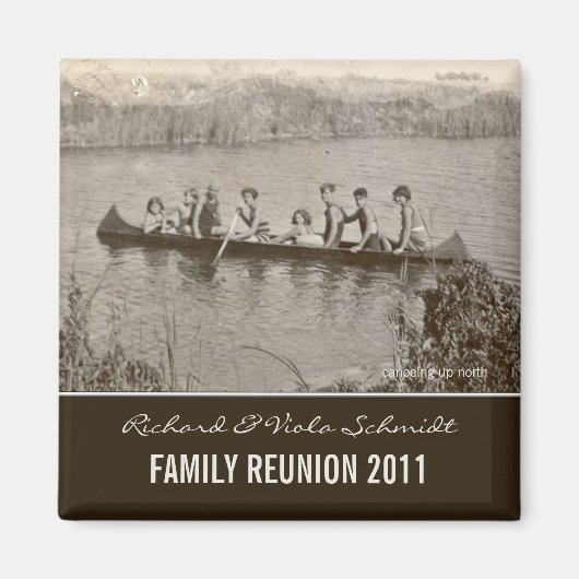 Creëer Your Ewn Family Reunion Keepomwille Magnet (Voorkant)