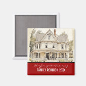 Creëer Your Ewn Family Reunion Keepomwille Magnet (Voorkant / Achterkant)