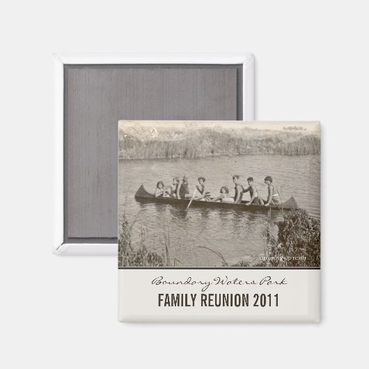 Creëer Your Ewn Family Reunion Keepomwille Magnet (Voorkant / Achterkant)