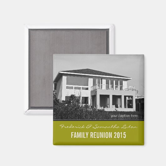 Creëer Your Ewn Family Reunion Keepomwille Magnet (Voorkant / Achterkant)