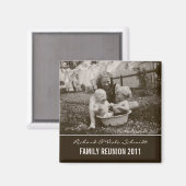 Creëer Your Ewn Family Reunion Keepomwille Magnet (Voorkant / Achterkant)