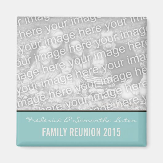 Creëer Your Ewn Family Reunion Keepomwille Magnet (Voorkant)