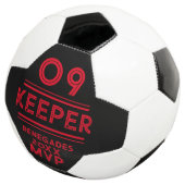 Creëer Your Ewn Goalie Keeper MVP Award Voetbal (Drie kwart)