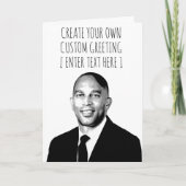 Creëer Your Ewn Hakeem Jeffries Card Kaart (Voorkant)